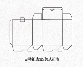自動扣底盒（美式扣底盒）