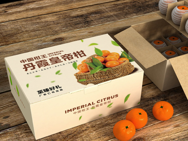 水果包裝盒彩盒設(shè)計(jì)定制年節(jié)喜慶顏色的選擇