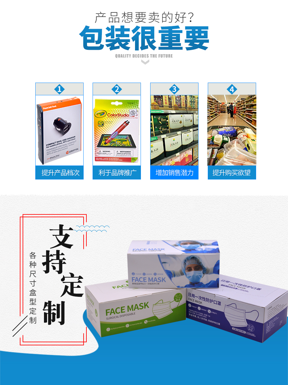 包裝彩盒定制