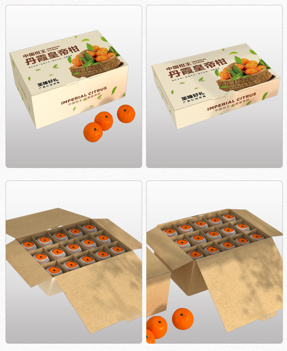 橙子水果包裝盒子