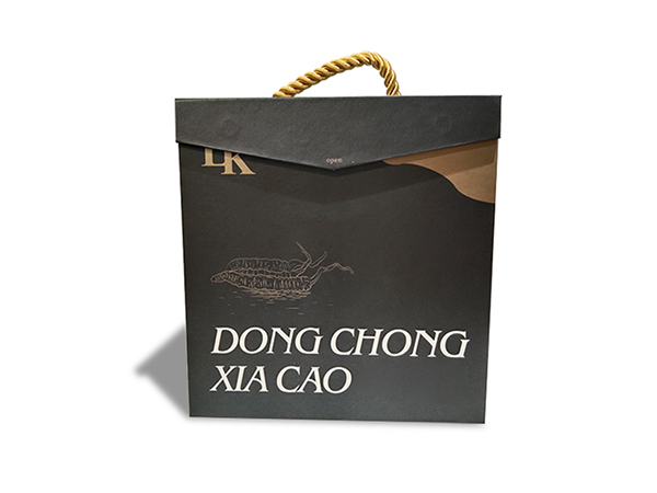 海鮮茶葉紅酒特產(chǎn)包裝手提繩禮盒