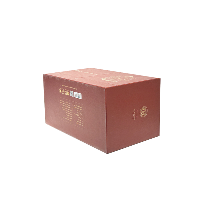 中國紅對開磁吸禮盒設(shè)計定制工廠