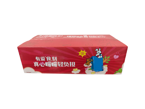 紅色包裝箱豆奶制品包裝設(shè)計定制