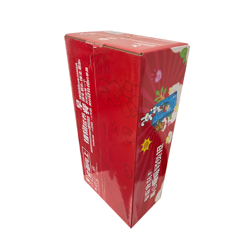 紅色包裝箱豆奶制品包裝設(shè)計(jì)定制