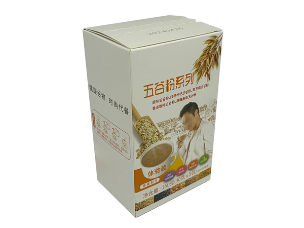 沖調(diào)飲品五谷雜糧粉包裝盒小彩盒定制工廠