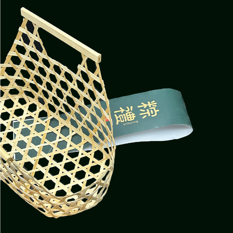 鏤空竹籃竹筐手提端午粽子禮品包裝籃子批發(fā)