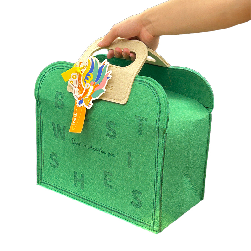 節(jié)日禮品包裝手提毛氈袋大號廣告禮品袋批發(fā)