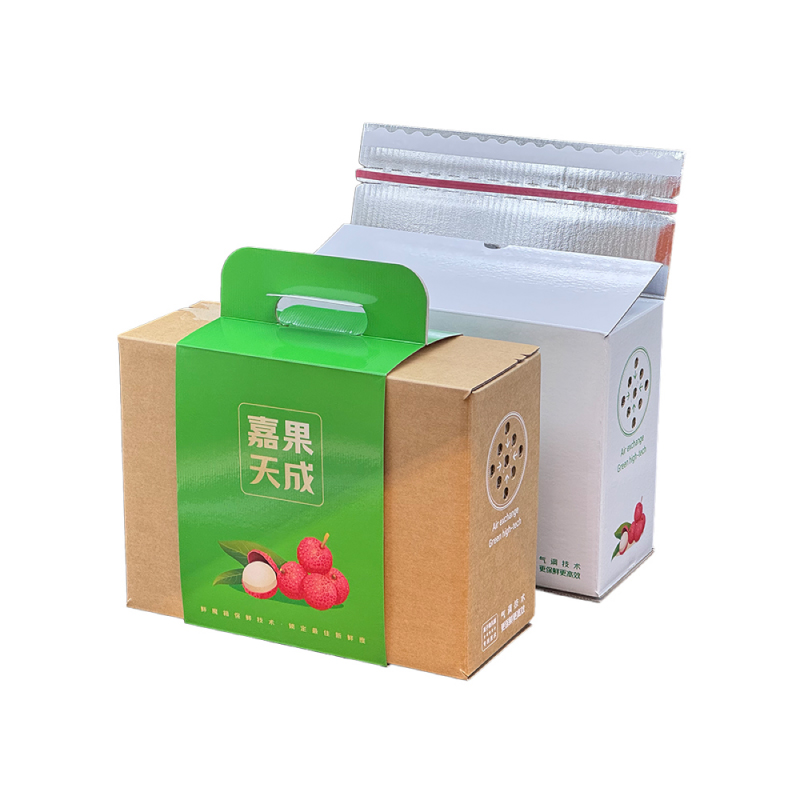 保鮮紙箱手提彩箱水果包裝設(shè)計定制