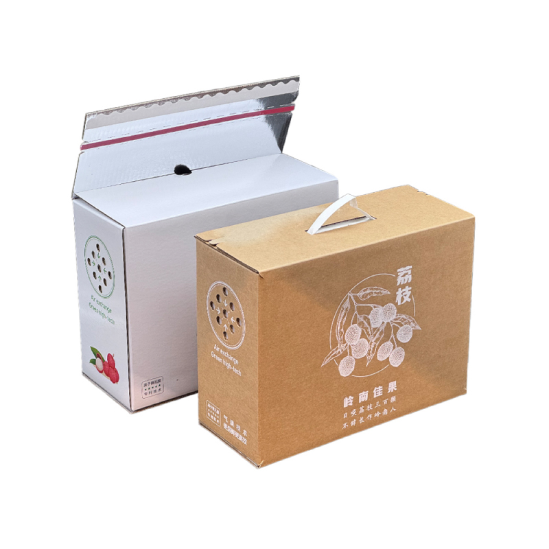 保鮮紙箱手提彩箱水果包裝設(shè)計定制