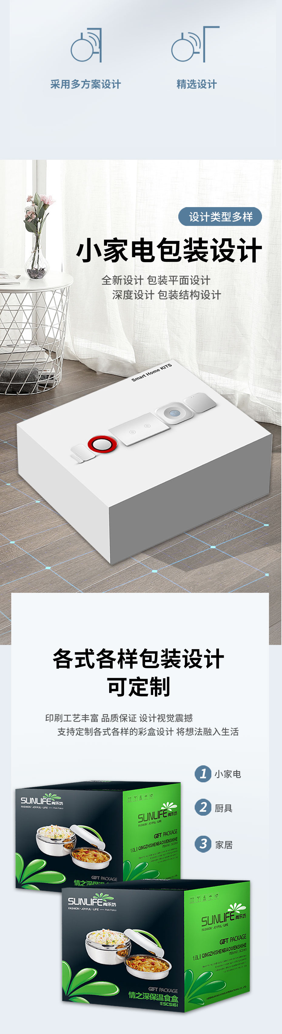 家居產(chǎn)品小家電包裝設(shè)計